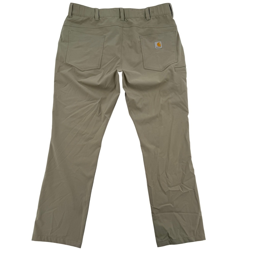 Carhartt Men L Force Relaxed Fit Work Pants Khaki BN6265-M Regular Lightweight